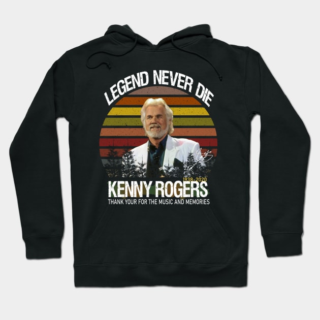 Thank You For The Memories-Kenny-Gift-Rogers- Hoodie by S-Log